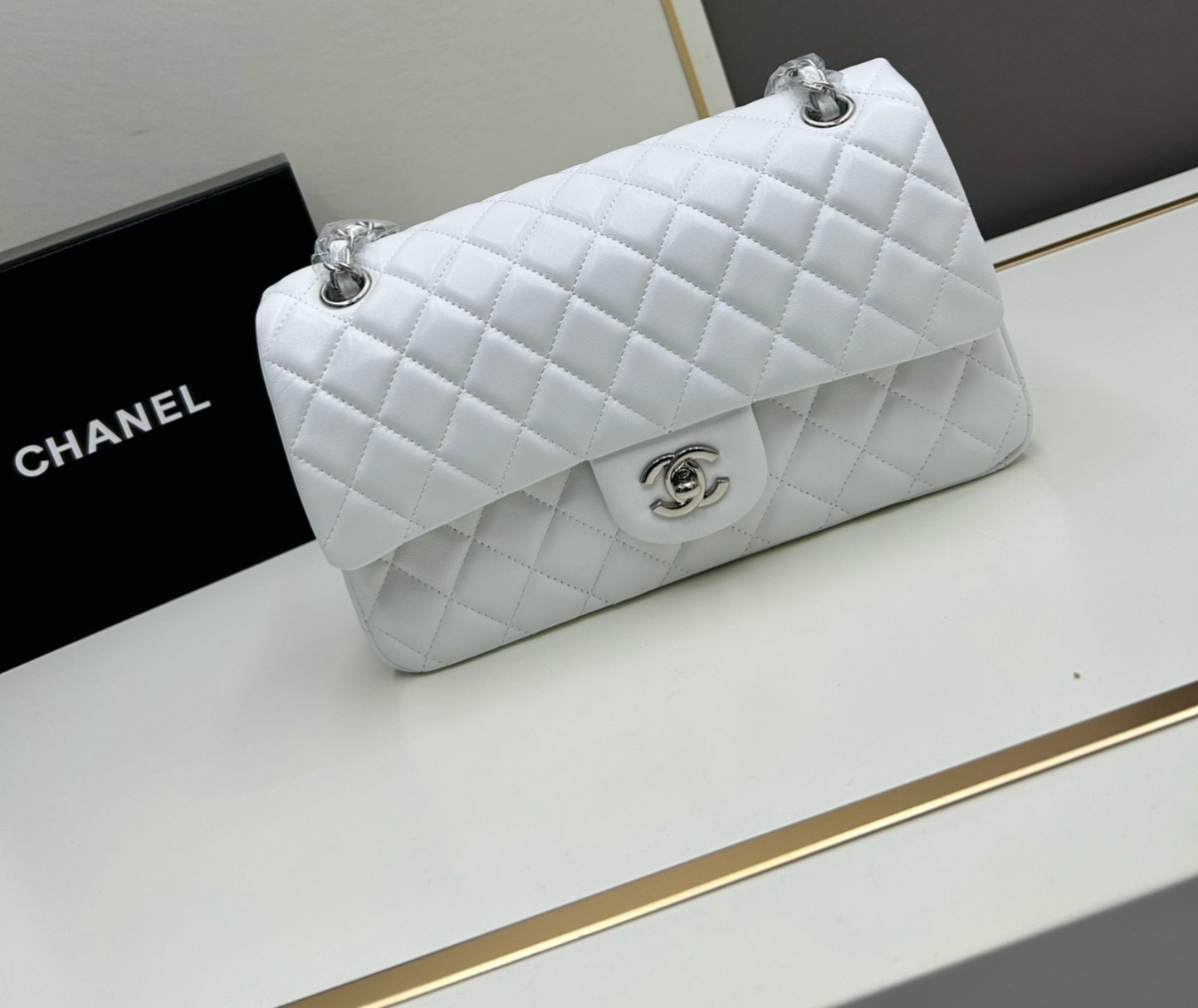 Chanel  Classic lambskin bag