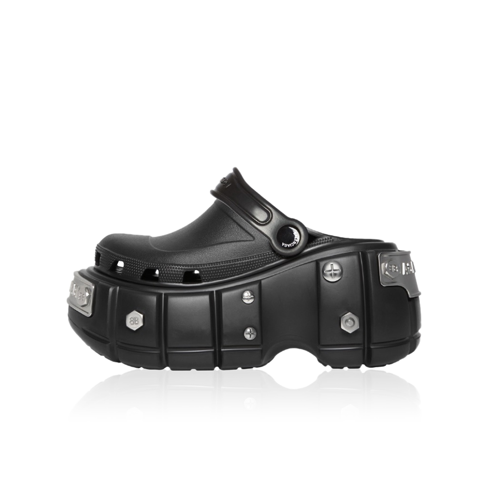 Balenciaga HardCross Platform Slippers Slide Sandal