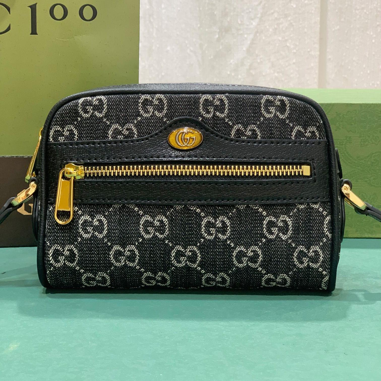 Gucci Ophidia Striped Webbing Waist Pack