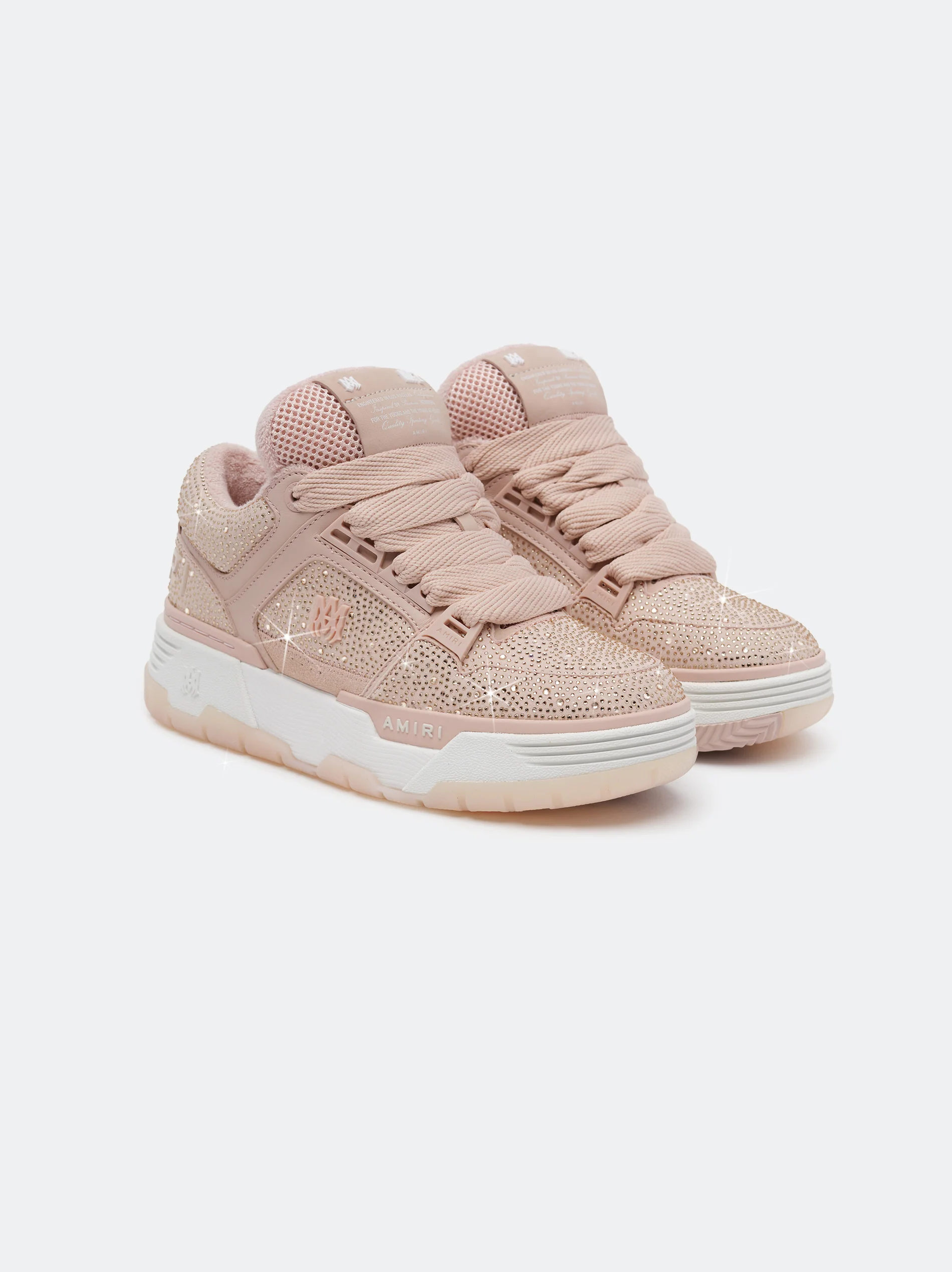 AMIRI WOMEN - WOMEN'S CRYSTAL MA-1 - Pink