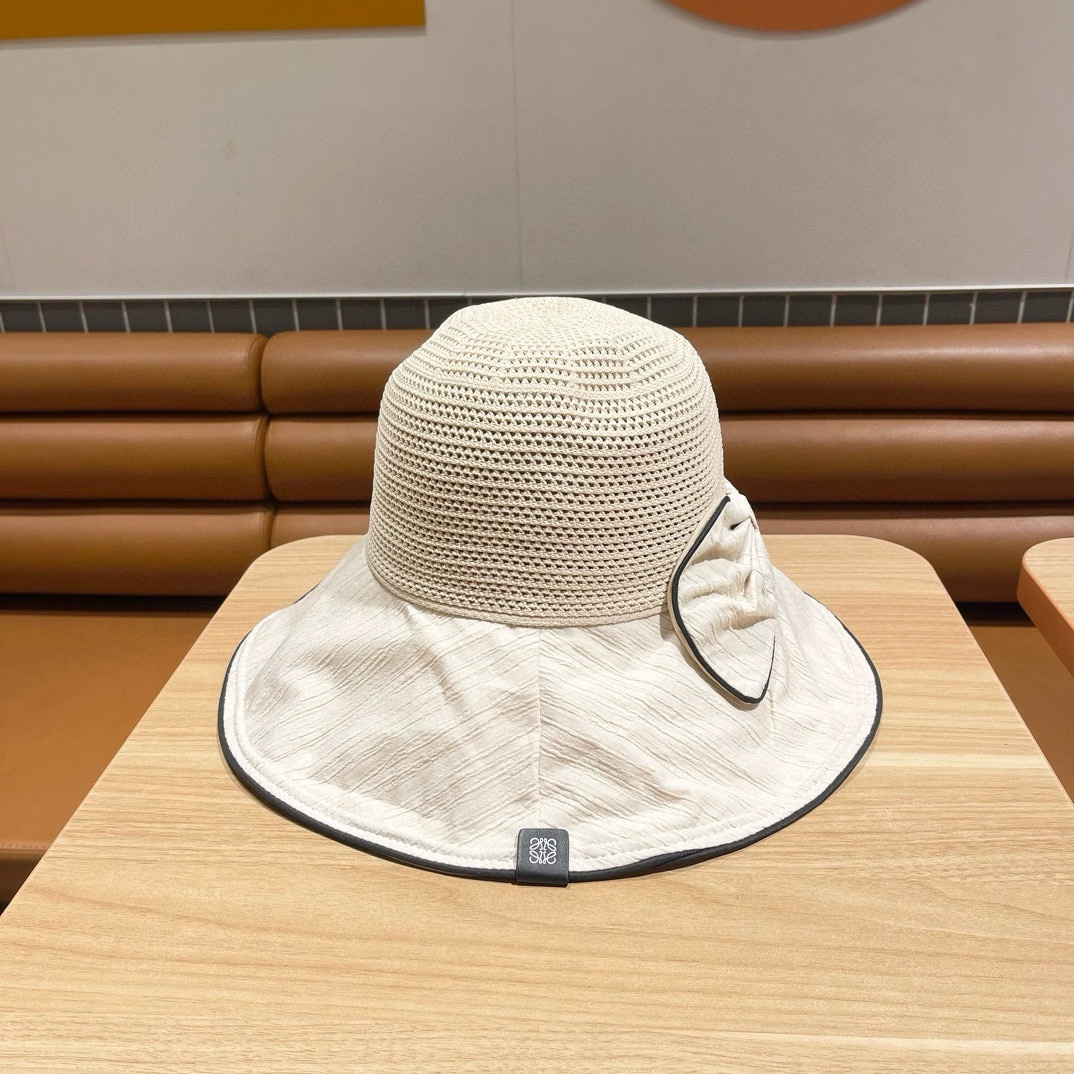 Loewe Fisherman's Hat With Large Brim And UV Protection   Sunhat
