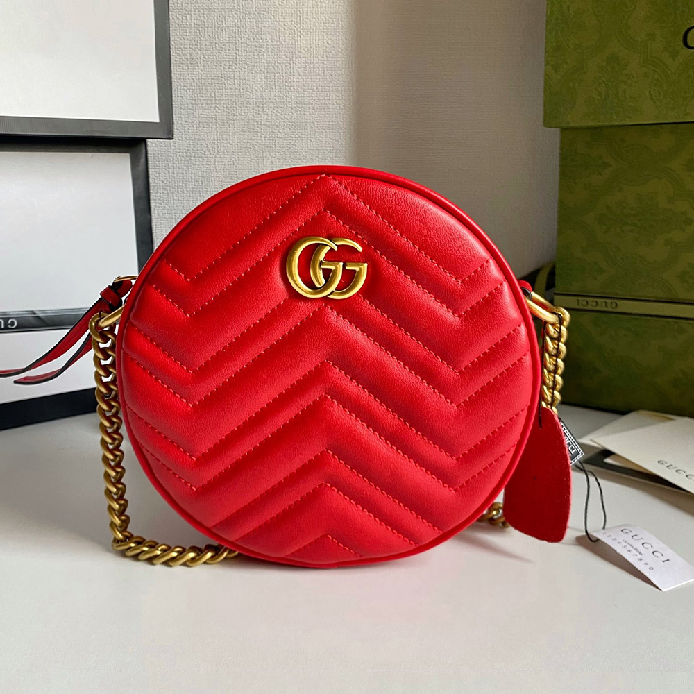 Gucci Marmont Round Shoulder Bag