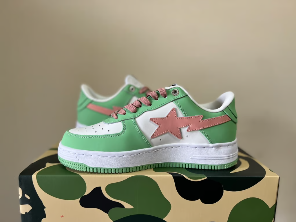 Bapesta Low Pastel-Rich Pack - Mint Green