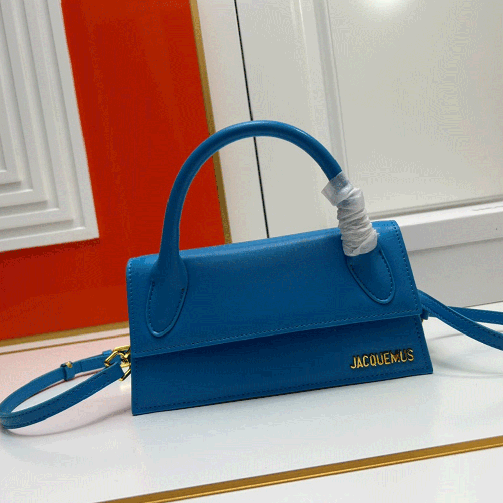 Jacquemus Leather Pocket Red Envelope  Bags