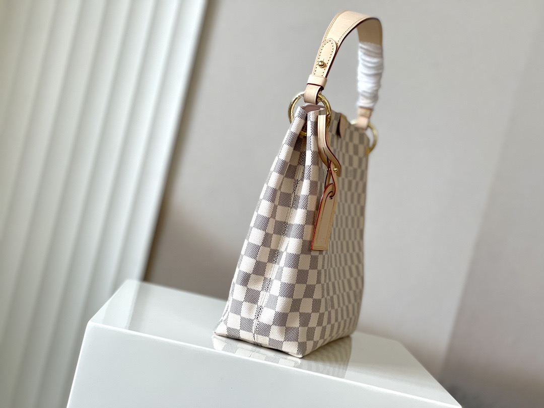Louis Vuitton Damier Azur Coated Canvas Bag