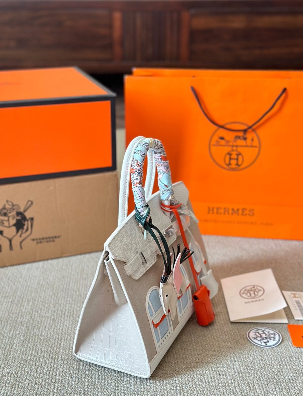 Hermes Birkinsellier Faubourg Home Bag