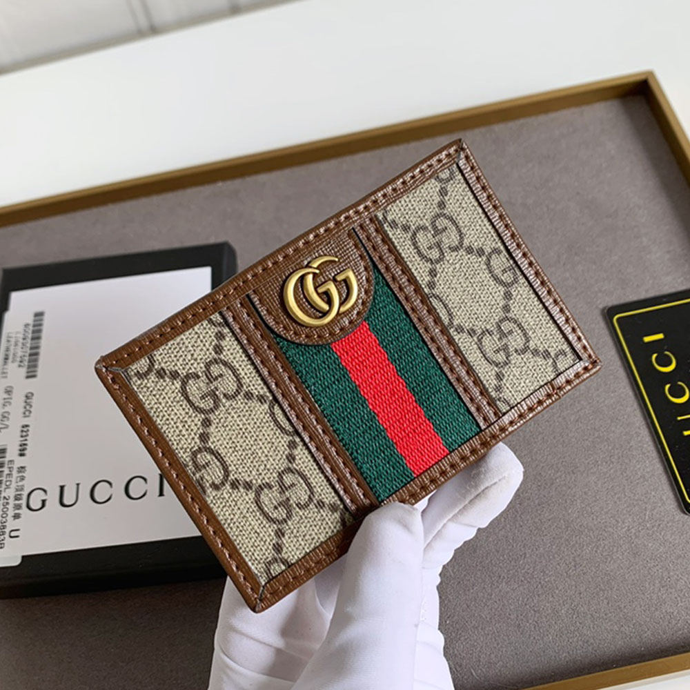 Gucci Unisex GG Card Holder