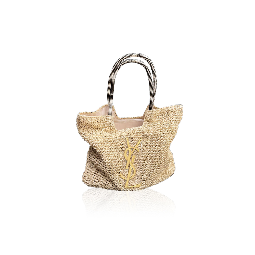 Saint Laurent YSL Straw Hand Shoulder Bag