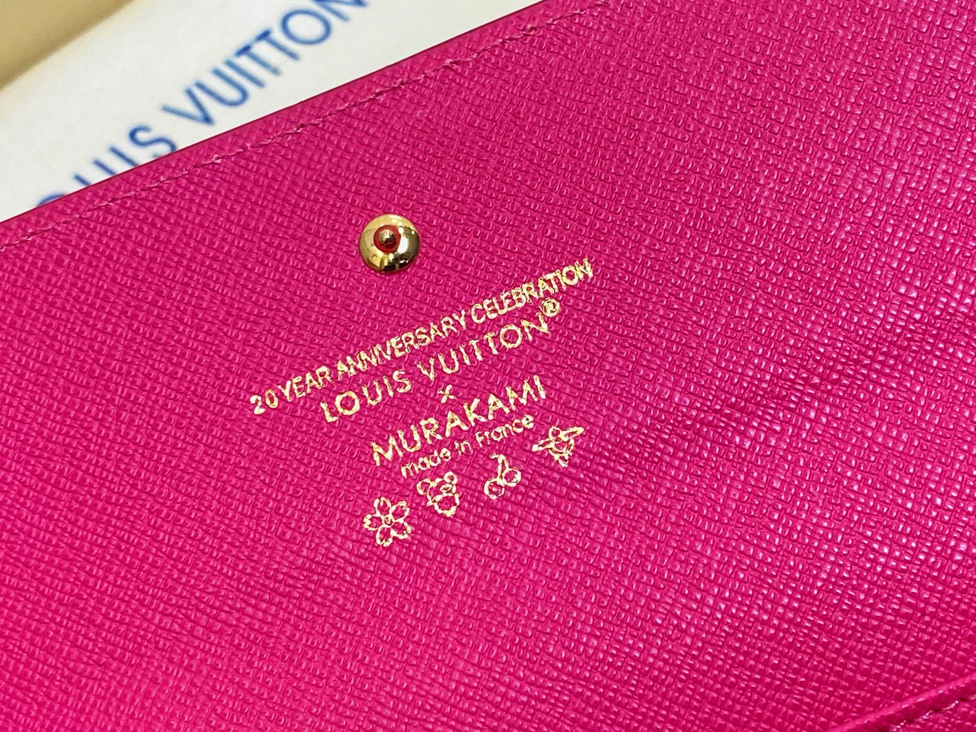 Louis Vuitton x Takashi Murakami Series Flip Wallet