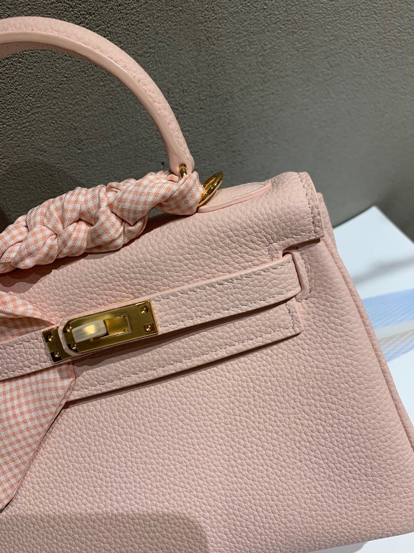 Hermes new pink kelly handbag