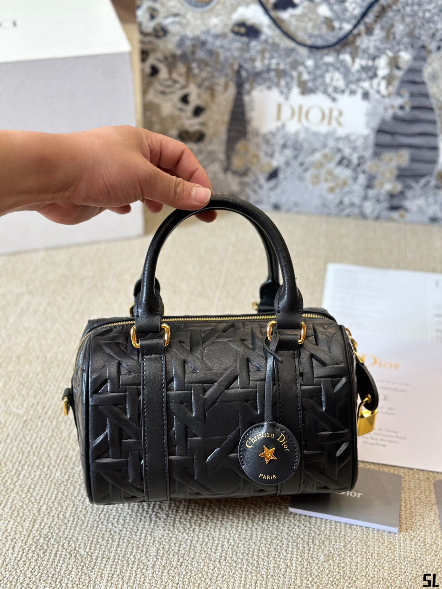 Dior bowling bag
