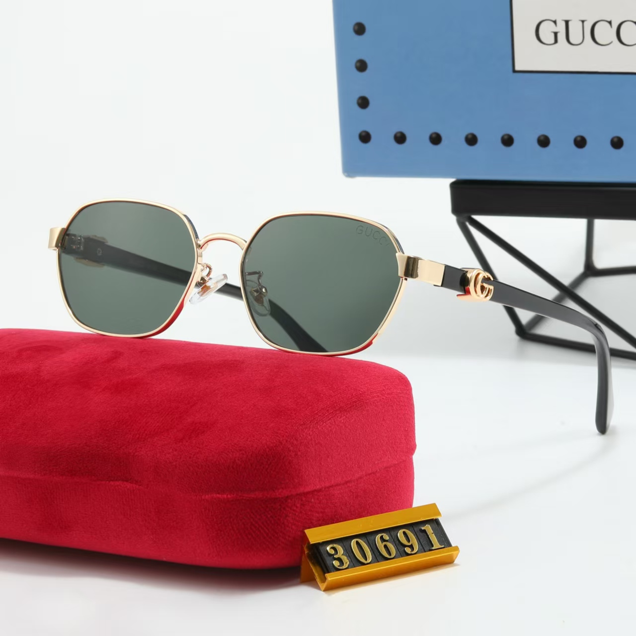 Gucci Shaped Frame Sunglasses