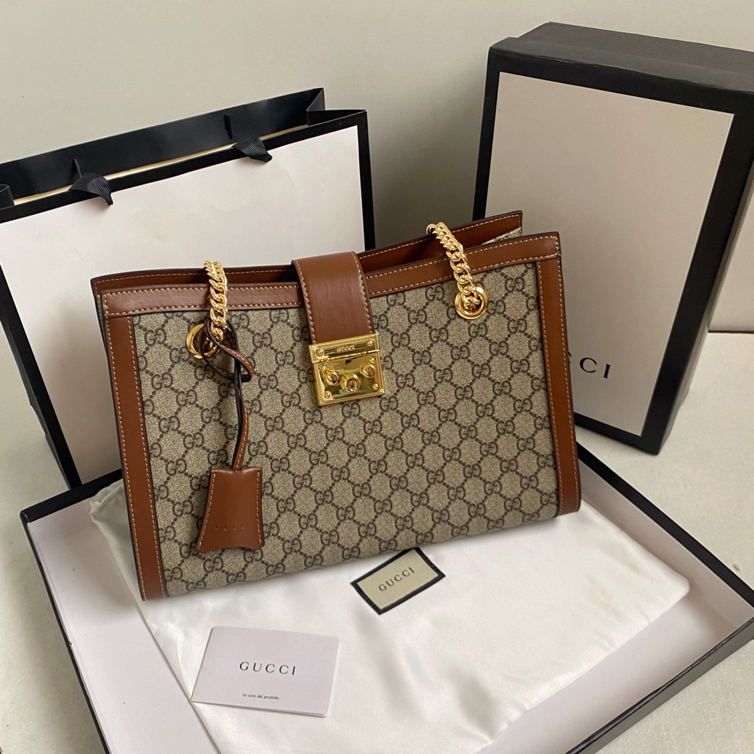 Gucci Padlock Tote Crossbody Bag