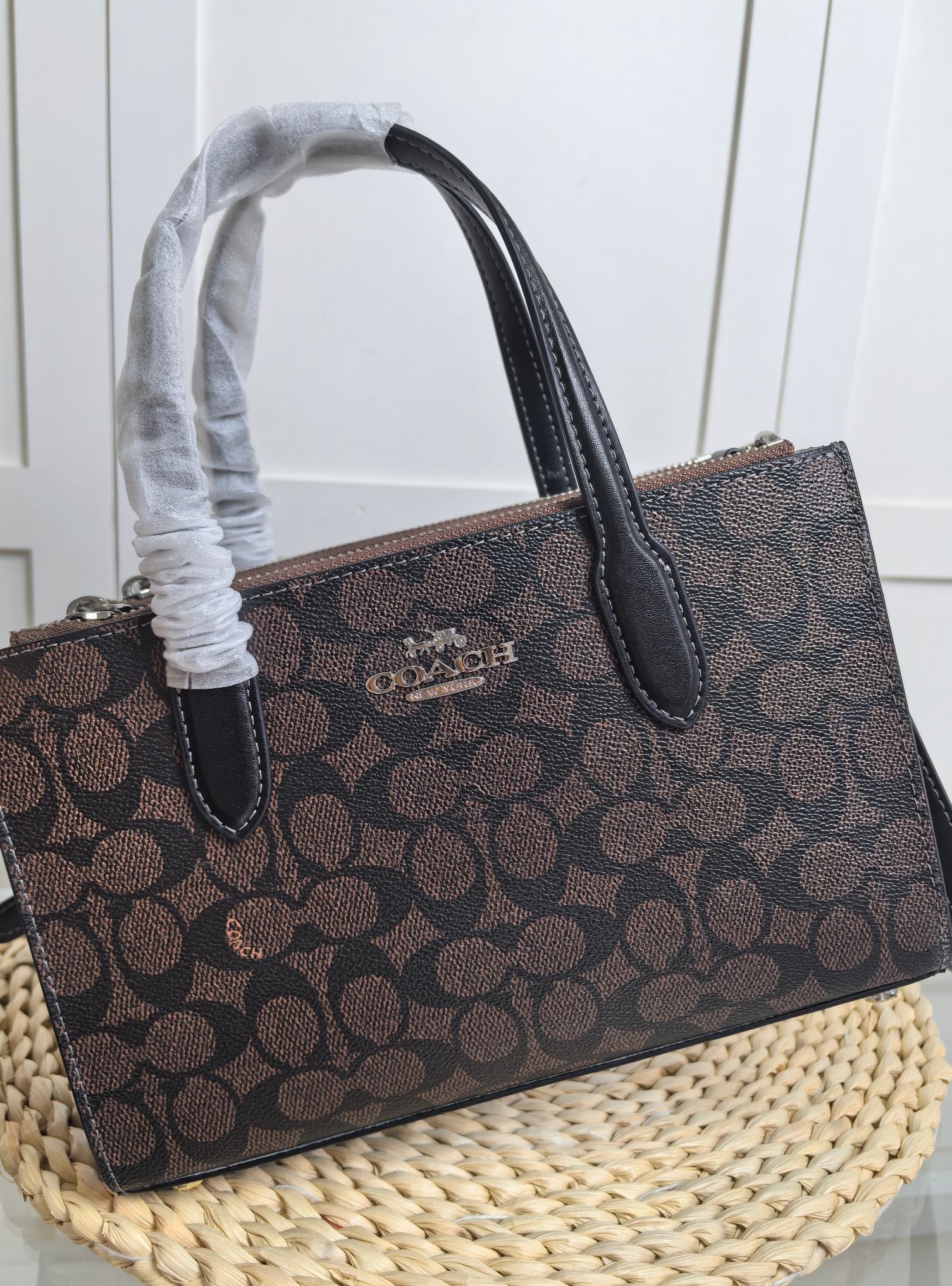 Coach Canvas Tote Crossbody Bag