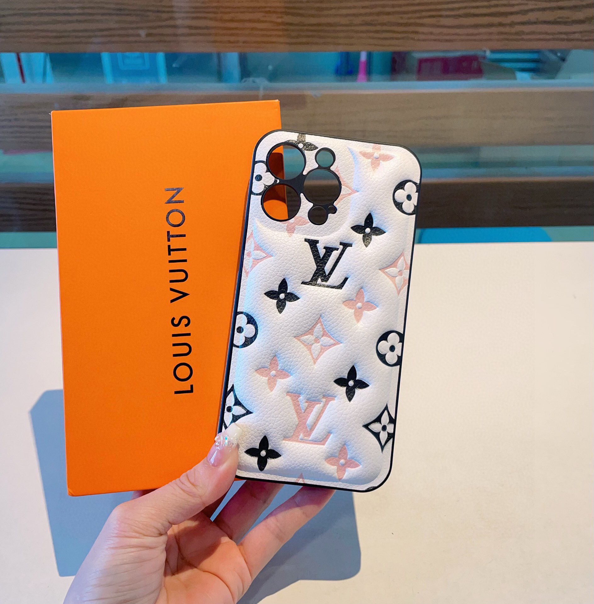 Louis Vuitton Air Cushion Embossed Phone Case
