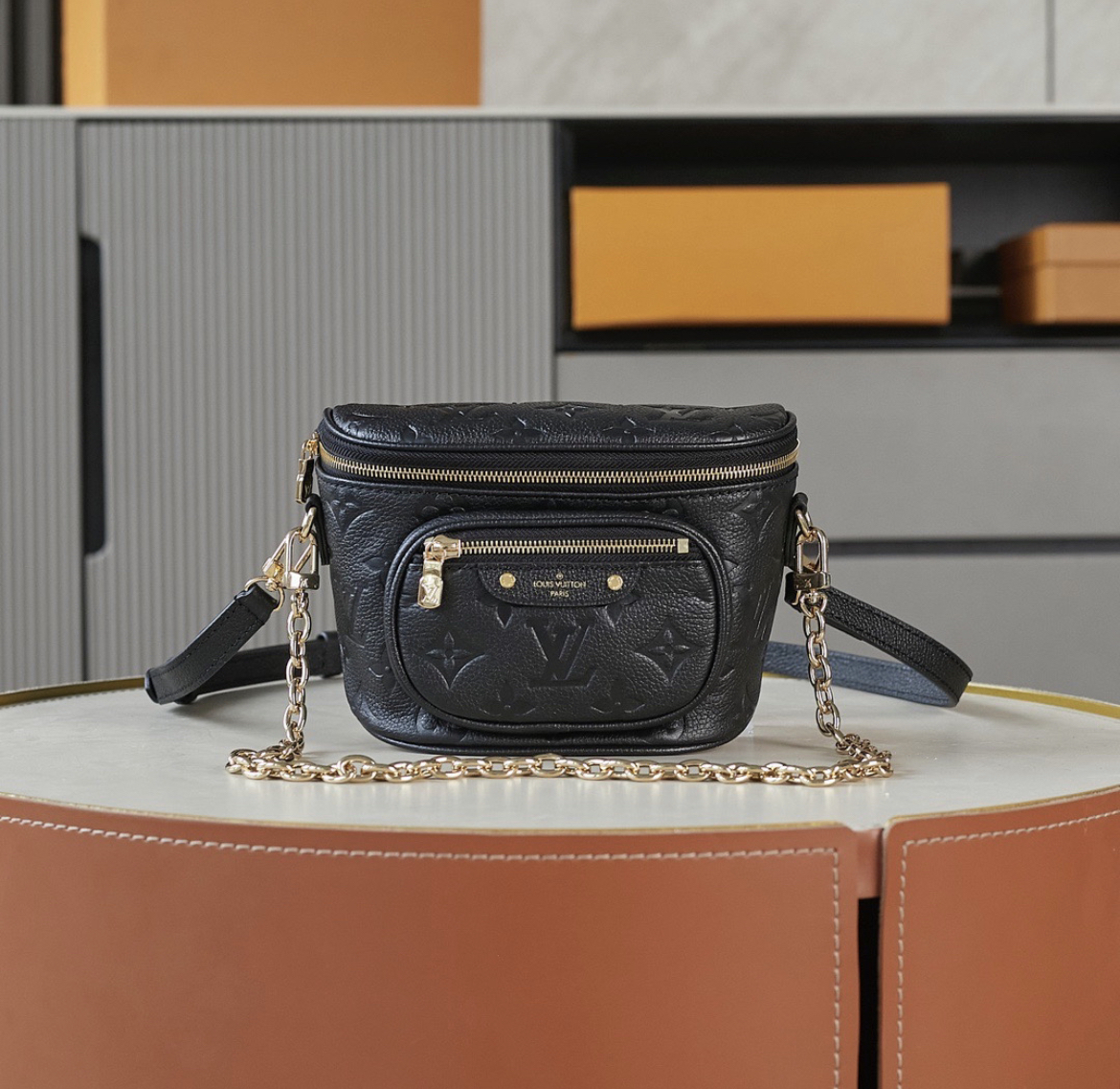 Louis Vuitton mini belt bag mini cowhide belt bag