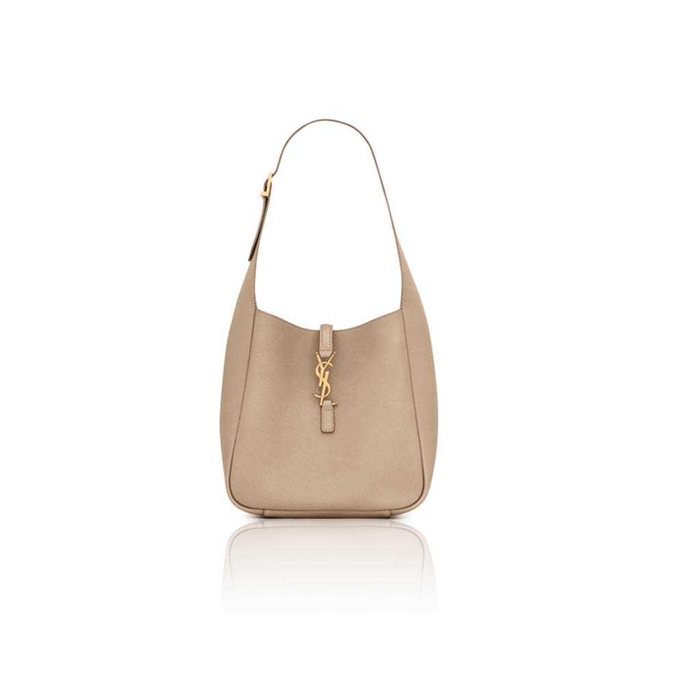 SAINT LAURENT Le 5 à 7 monogram-plaque shoulder bag