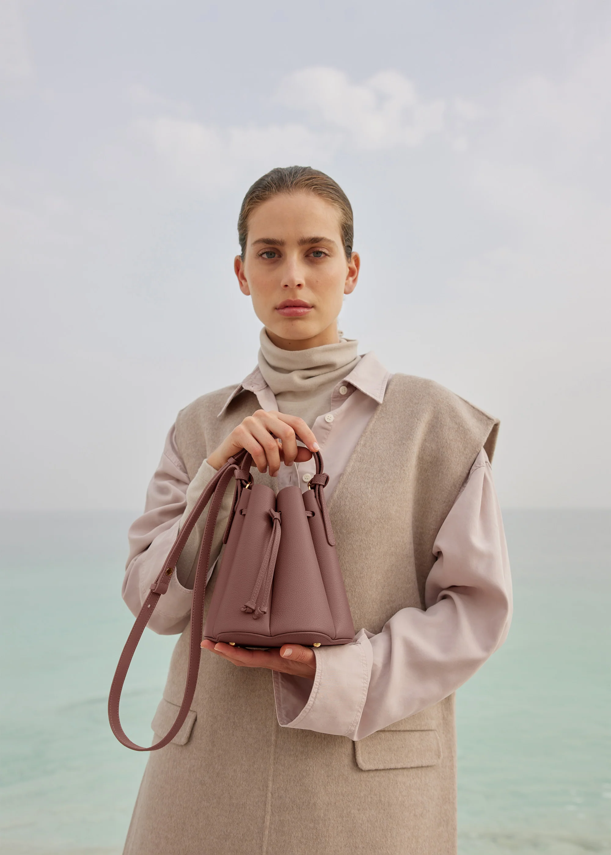 Polène Numéro Huit Mini - Textured Blush