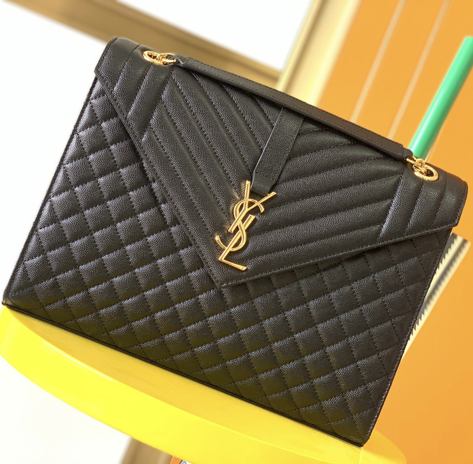 SAINT LAURENT YSL Envelope Shouder Bag Large