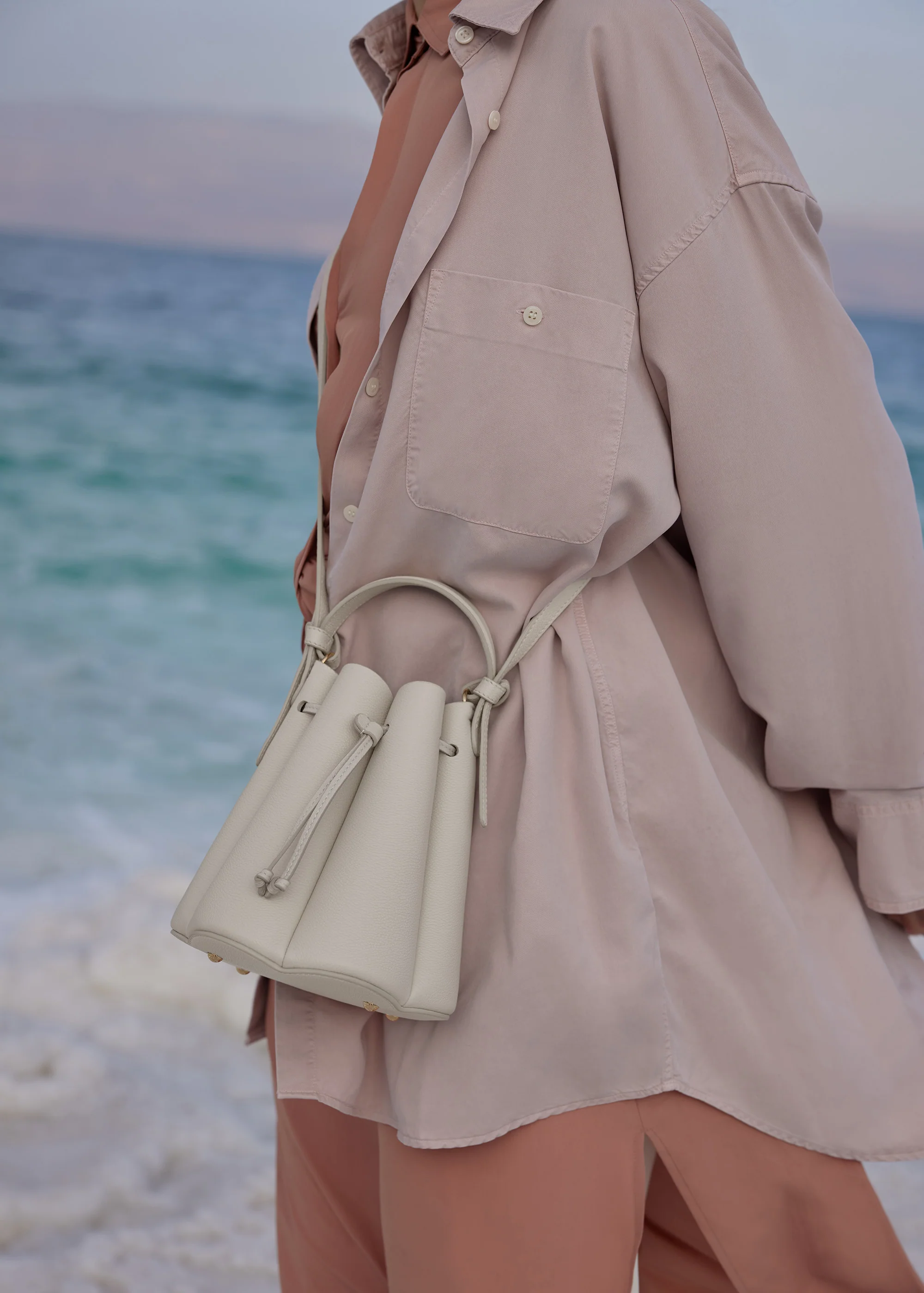 Polène Numéro Huit Mini - Textured Chalk