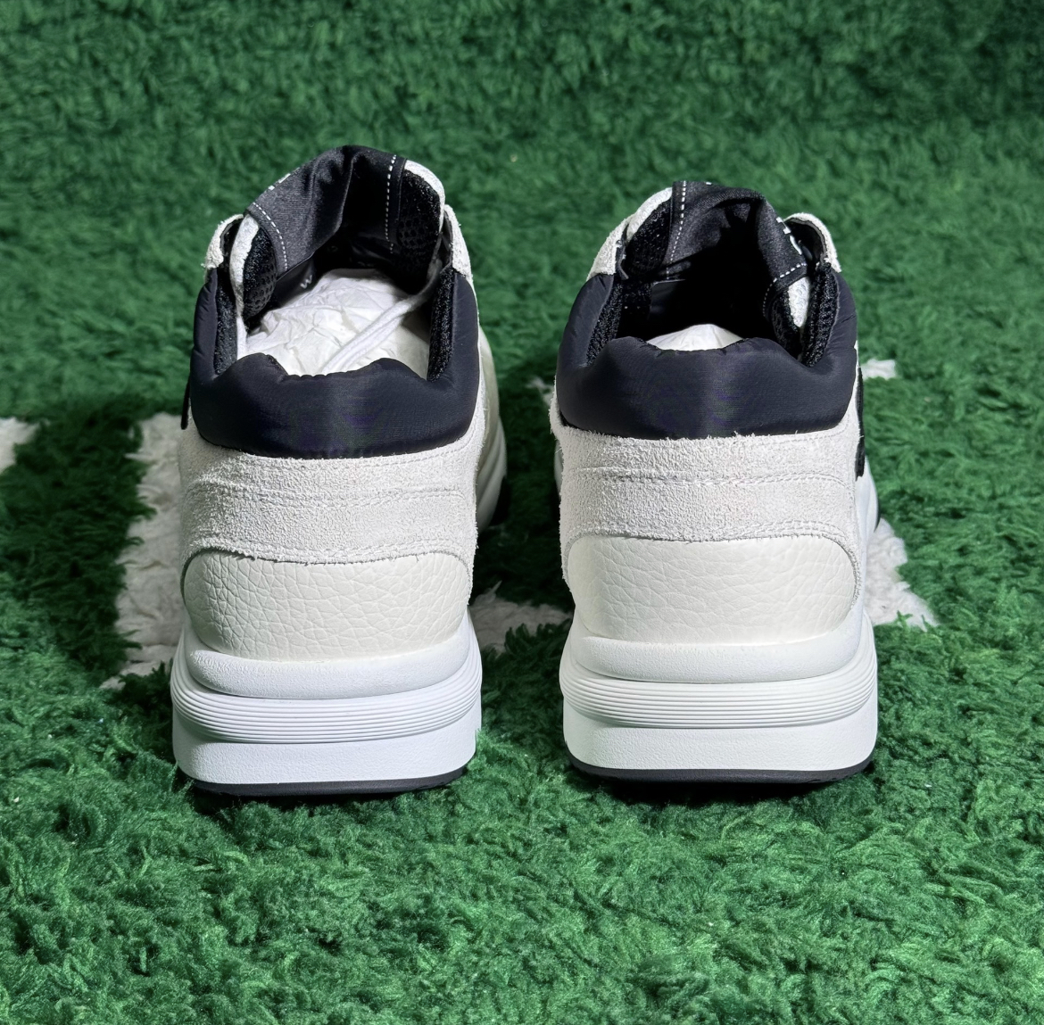 Chanel black and white panda running shoes