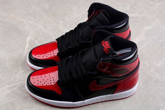 AIR JORDAN 1 HIGH OG BRED PATENT 555088-063