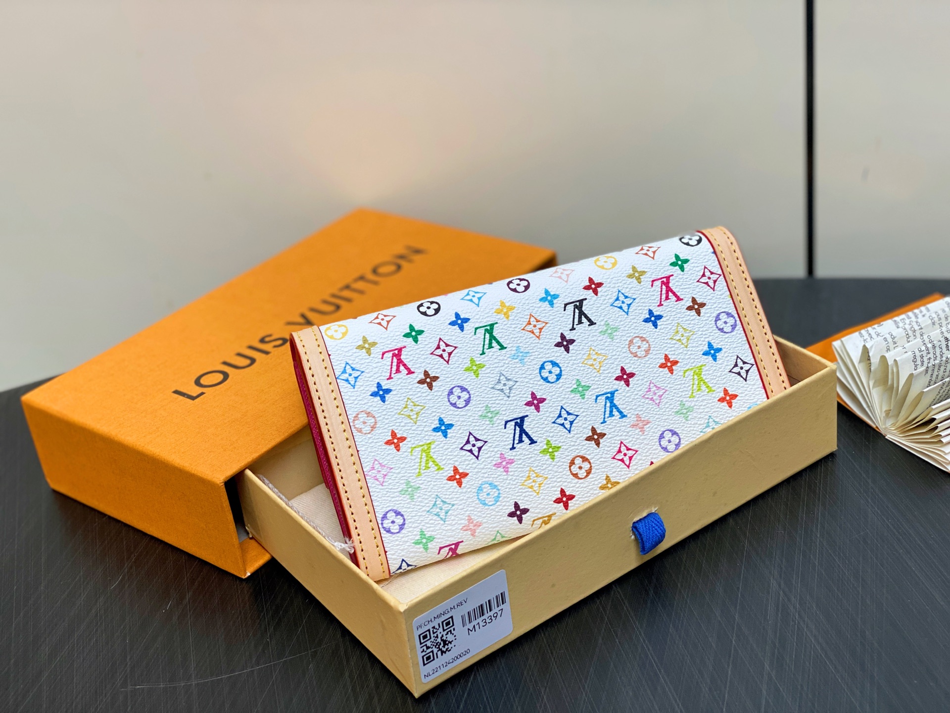 Louis Vuitton x Takashi Murakami Series Flip Wallet