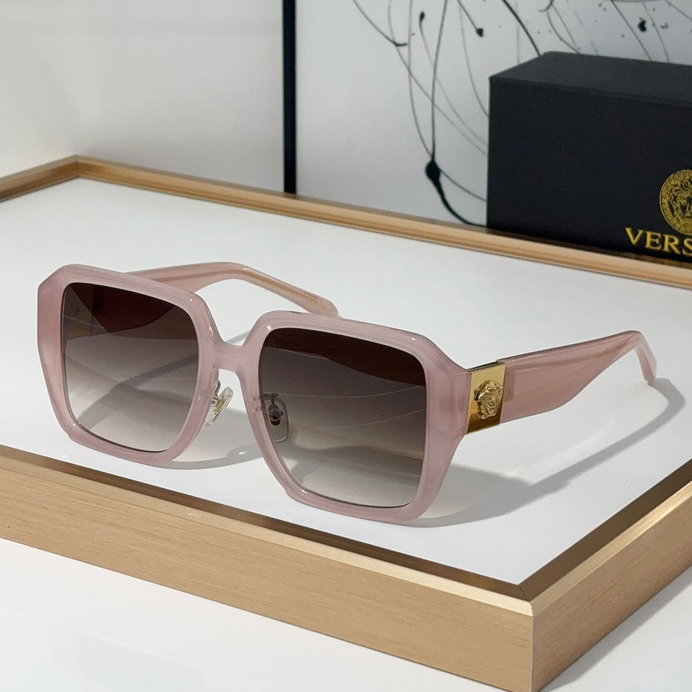 Versace  Simple Square Sunglasses Go With Everything Sunglasses Top Quality