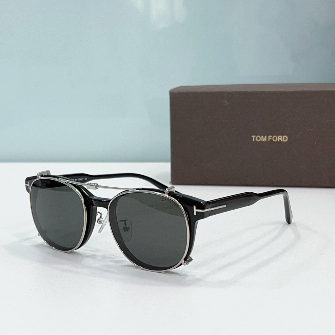 Tom Ford Round Metal Frame Sunglasses Top Quality