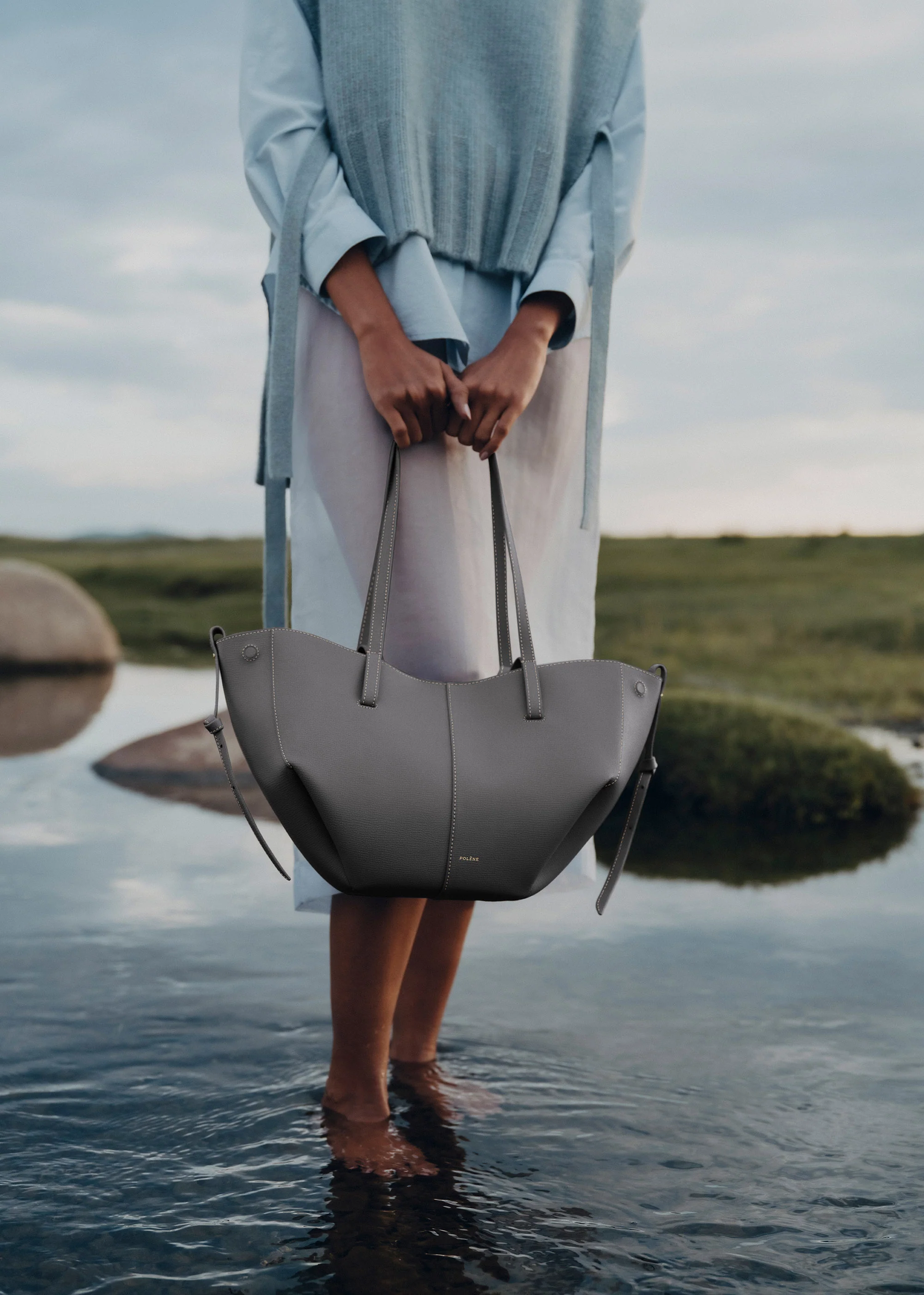 Polène Cyme Mini - Textured Stone