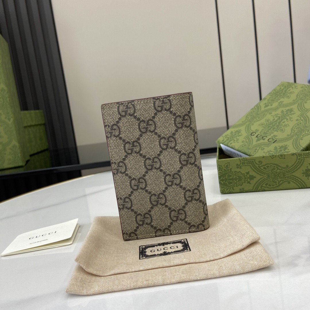 Gucci passport holder with wallet