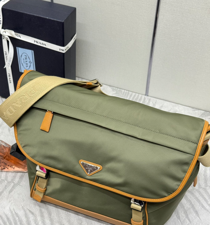 PRADA New External Chain Adjustable Mailman Bag