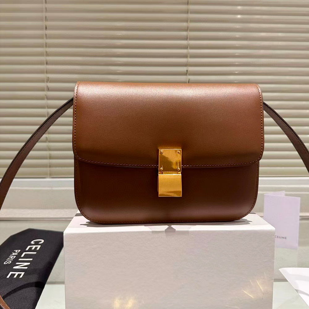 CELINE Liege Calfskin Box Flap Bag