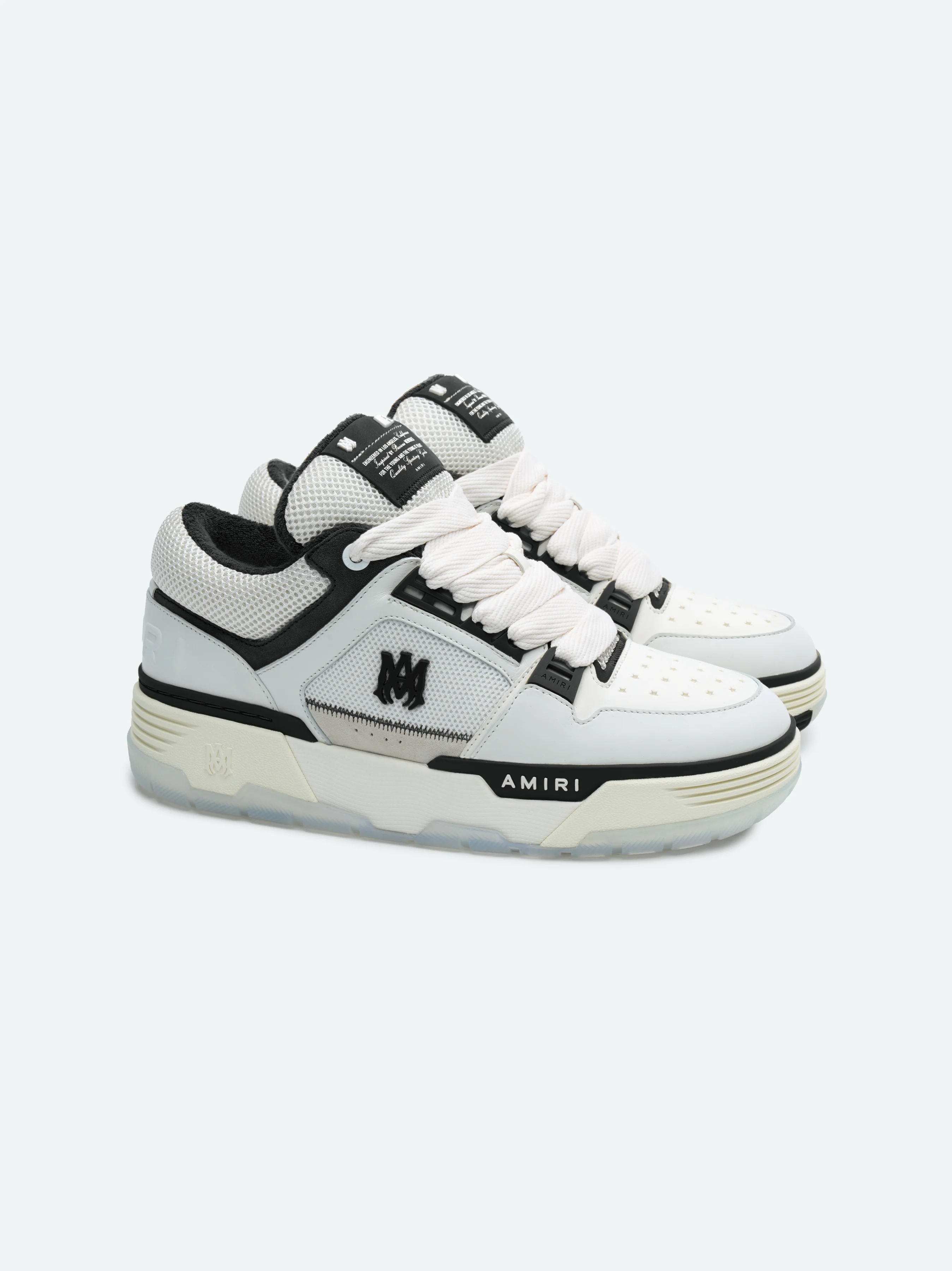 AMIRI MA-1 - WHITE / BLACK-NAPPA