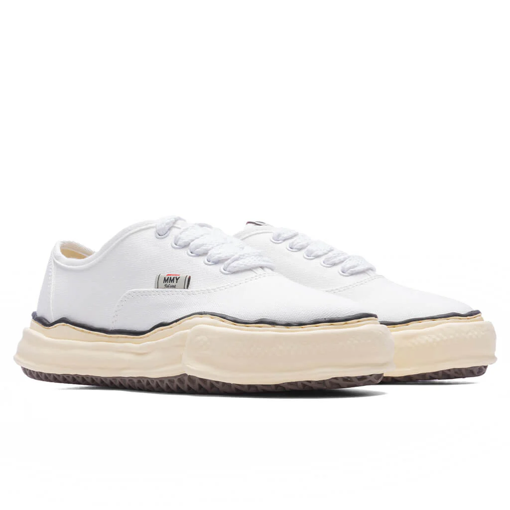 MIHARA YASUHIRO Baker Vintage Color Sole Canvas Low - White