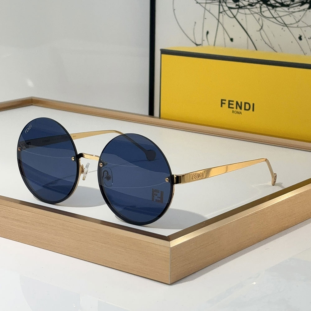 Fendi  Lightweight Round Sunglasses Top quality