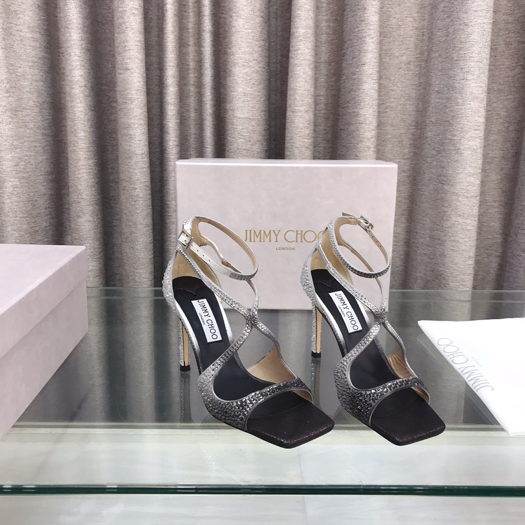 Jimmy Choo Temperament 6.5 CM Slide Sandal
