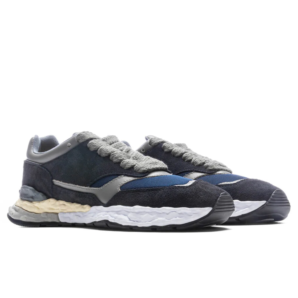 MIHARA YASUHIRO George OG Sole Mix Material Low Top - Navy