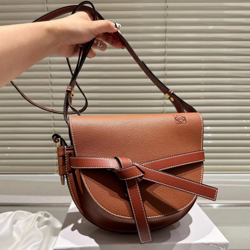 Loewe Gate Cowhide Shoulder Straps Small Bag