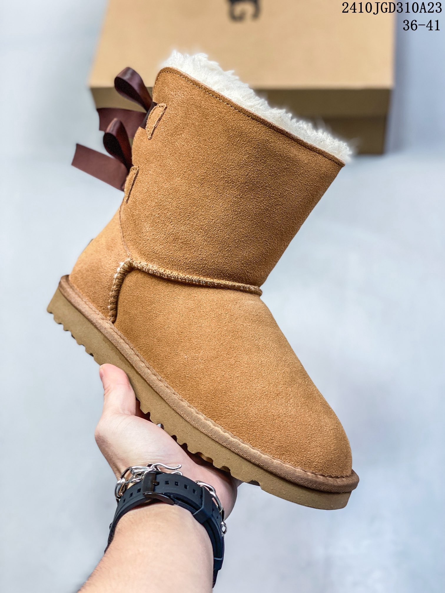 UGG Flat Series Winter Wool Casual Snow Boots