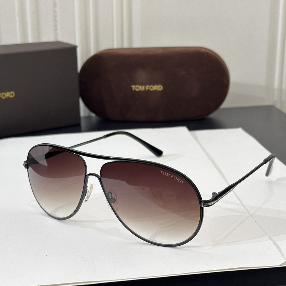 Tom Ford Thin Frame Metal Sunglasses Top Quality