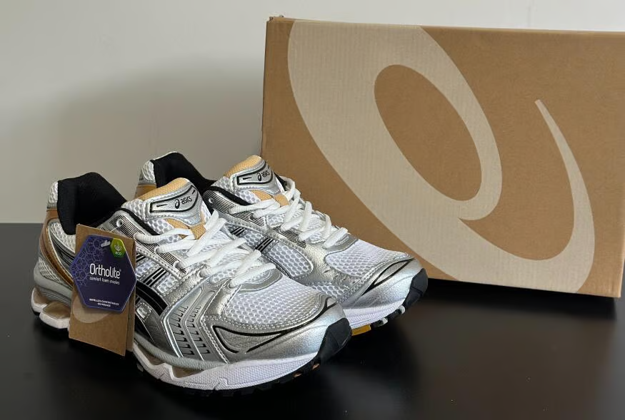 Asics Gel Kayano 14 White Pure Gold