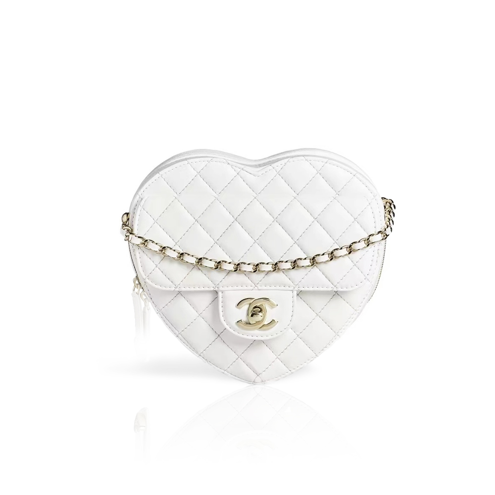 Chanel  Peach Pericardium Across The Body Bag