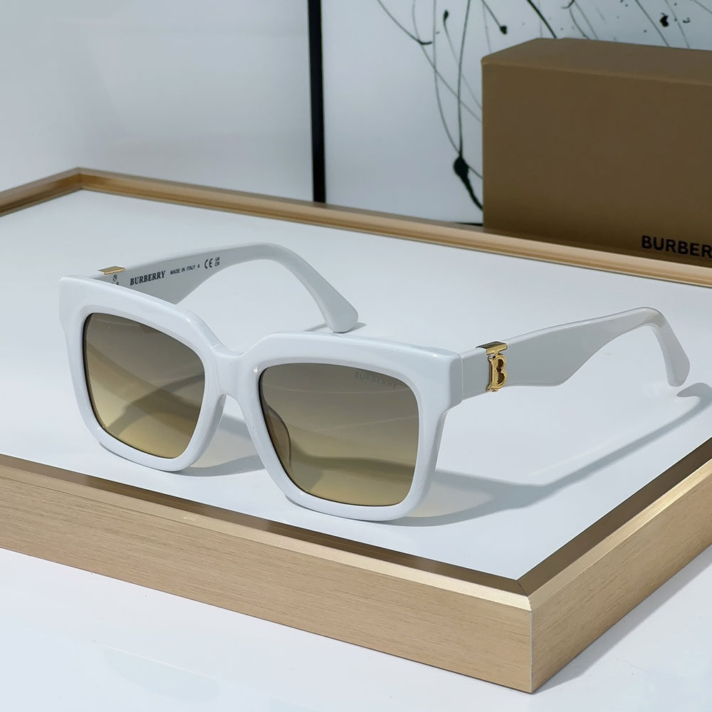 Buberry Mirror leg Logo Sunglasses Top quality