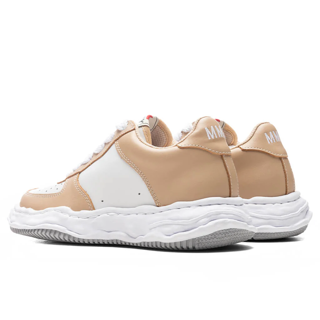 MIHARA YASUHIRO Wayne Low OG Sole Leather Sneaker - Beige/White