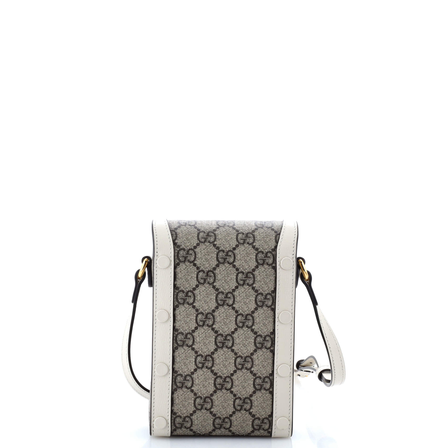 Gucci Horsebit 1955 Crossbody Bag GG Coated Canvas with Leather Mini