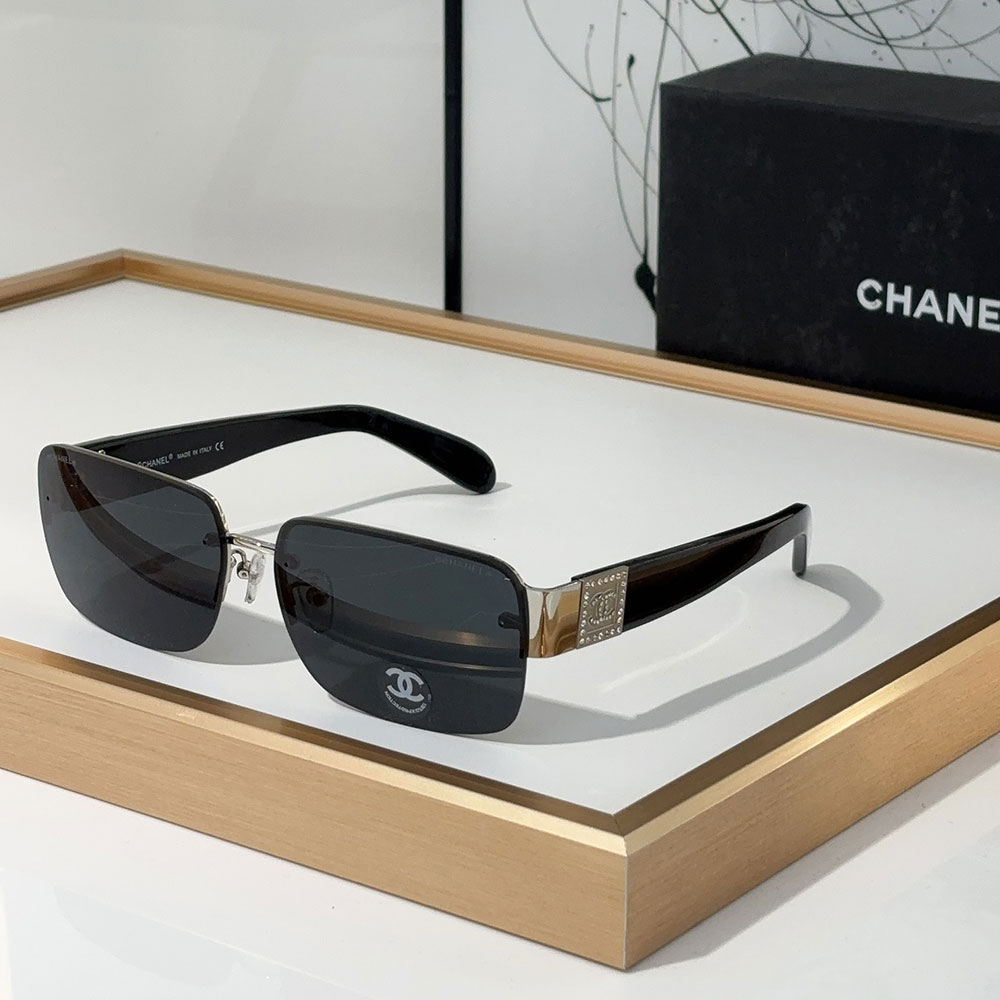 Chanel  Half frame Sunglasses Top quality