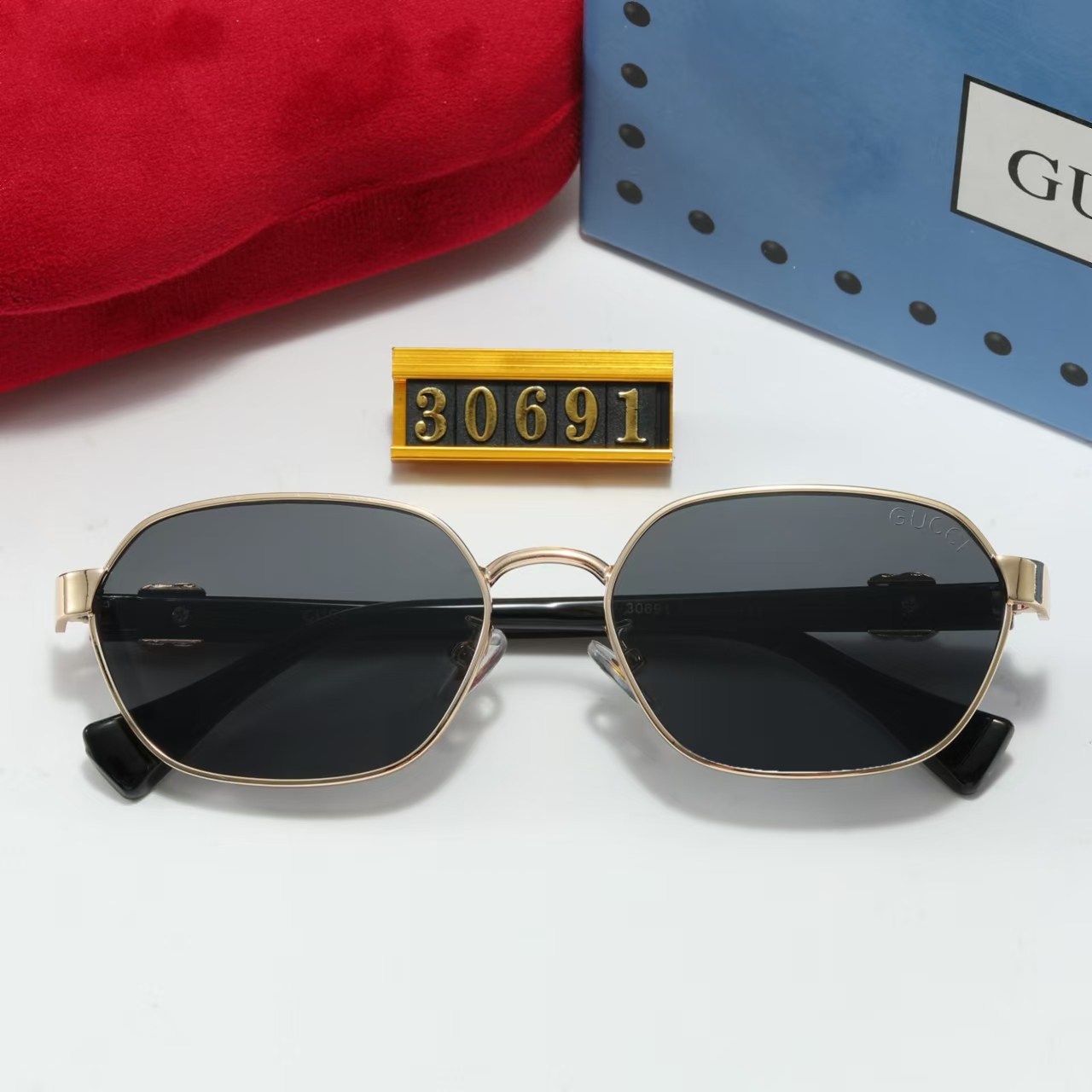 Gucci Shaped Frame Sunglasses