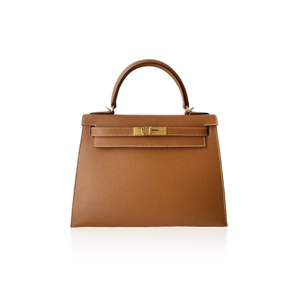 Hermes Kelly Gold Buckle Bag-Epsom