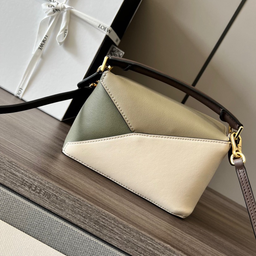 Loewe Mini Puzzle white-green